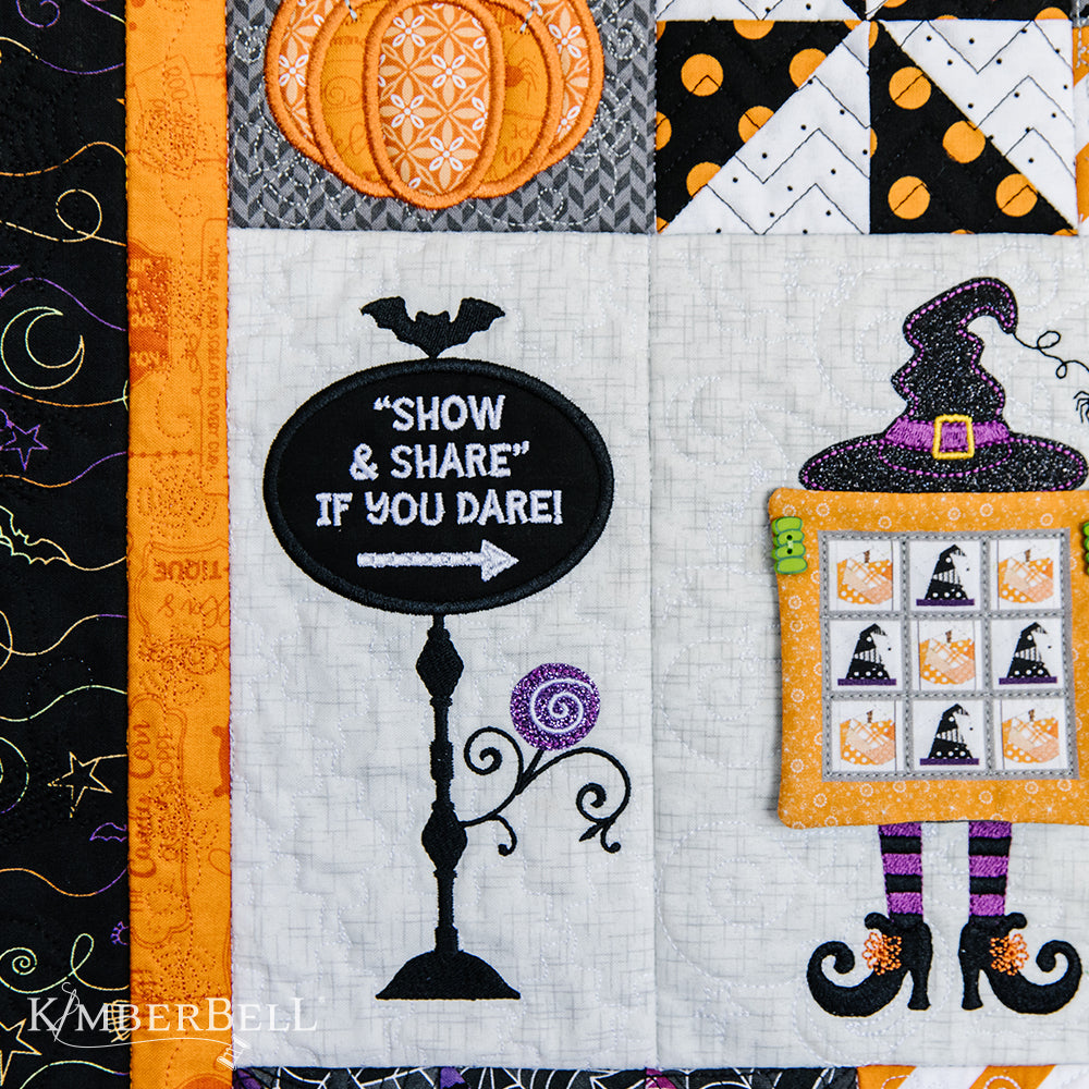 Candy Corn Quilt Shoppe, Machine Embroidery