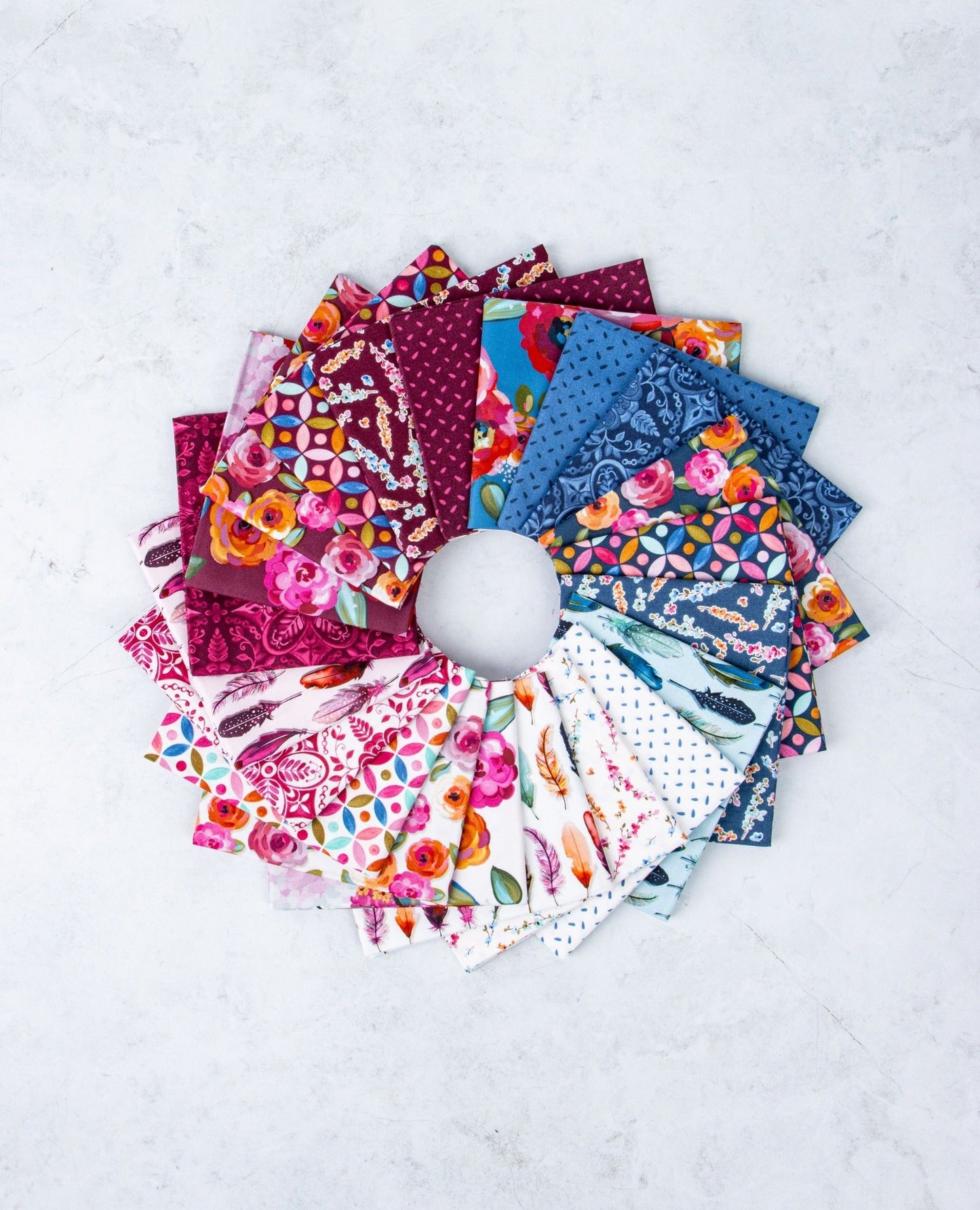 Poppies & Plumes Fat Quarter Bundle