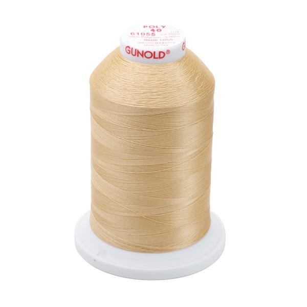 61055 - Tawny Tan Polyester Embroidery Thread - 40 WT. 5,500 yd. Cones - Oh My Crafty Supplies Inc.