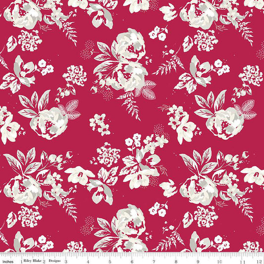 Heirloom Red Main Berry  1/2 yard