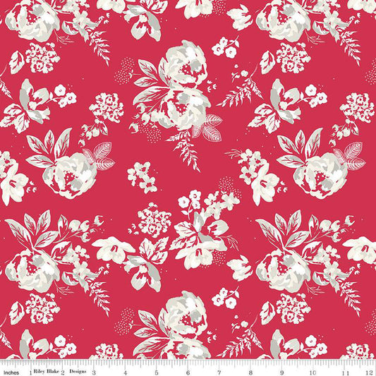 Heirloom Red Main Red 1/2 yard