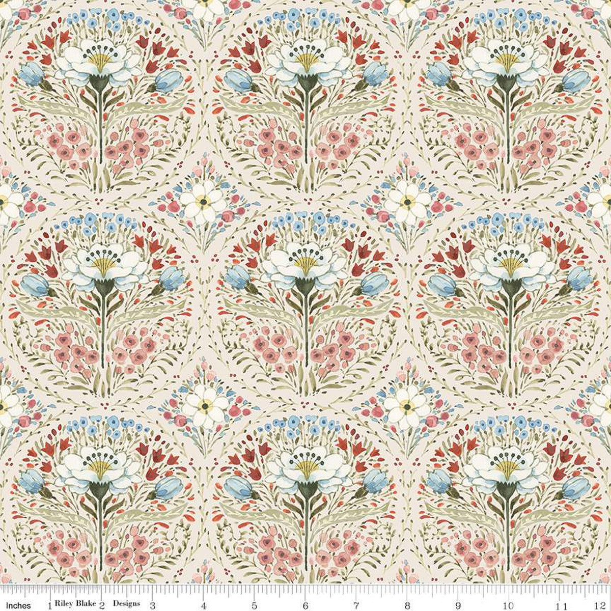 Countryside Medallion Sand 1/2 yard