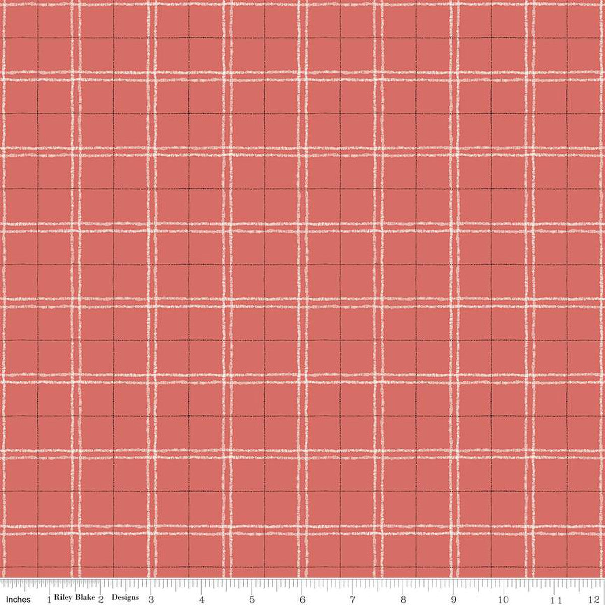 Countryside Plaid Red 1/2 yard