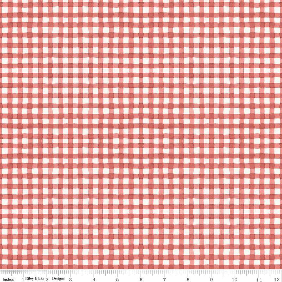 Countryside Gingham Red 1/2 yard