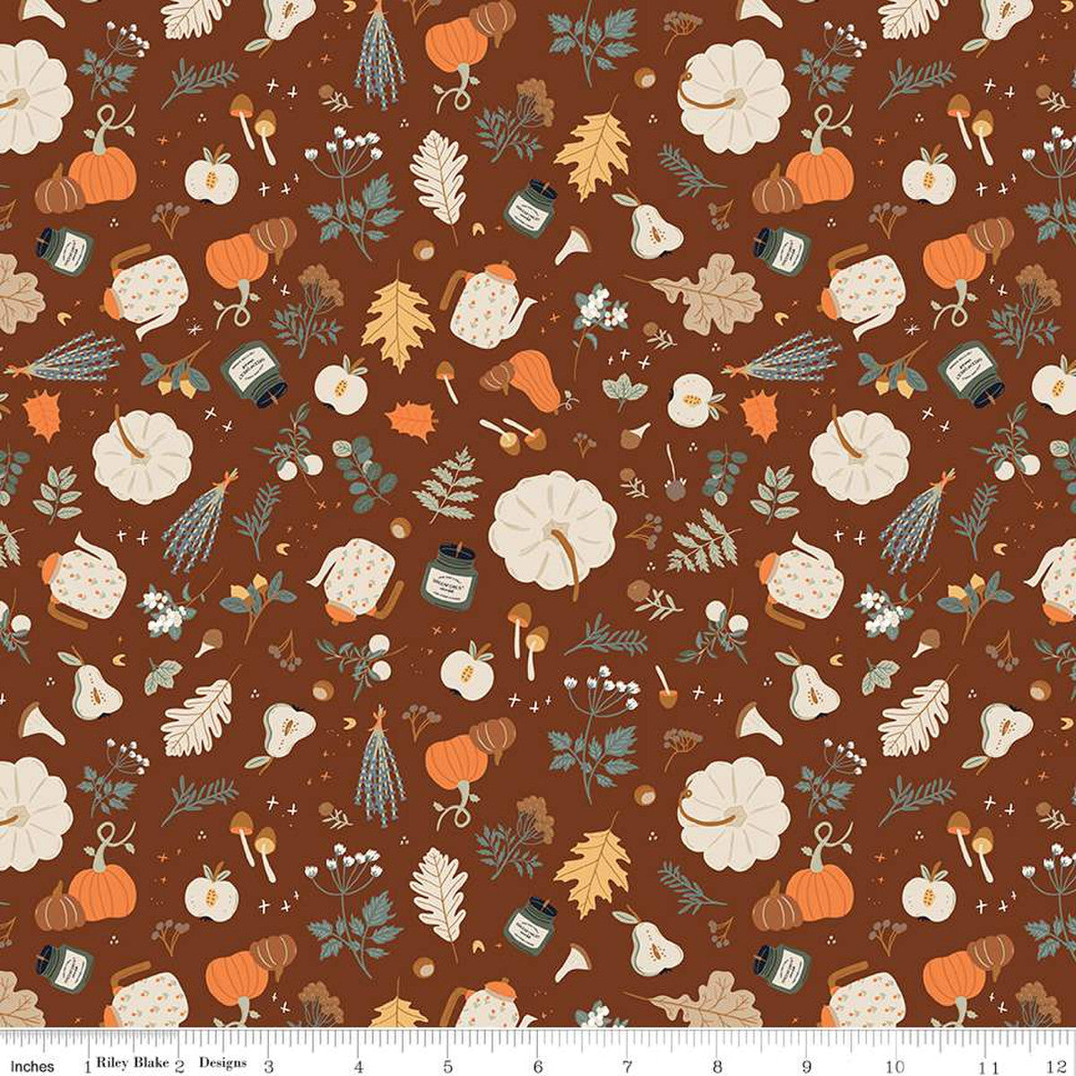 Pumpkin Spice Forage Brown 1/2 yard