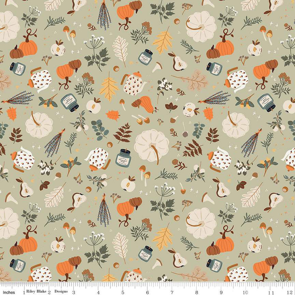 Pumpkin Spice Forage Sage 1/2 yard