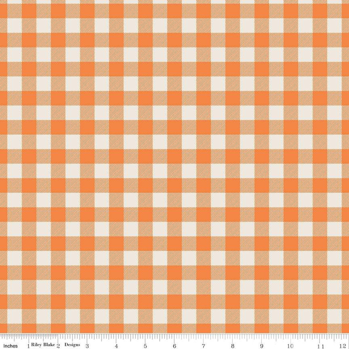 Pumpkin Spice Plaid Pumpkin 1/2 yard