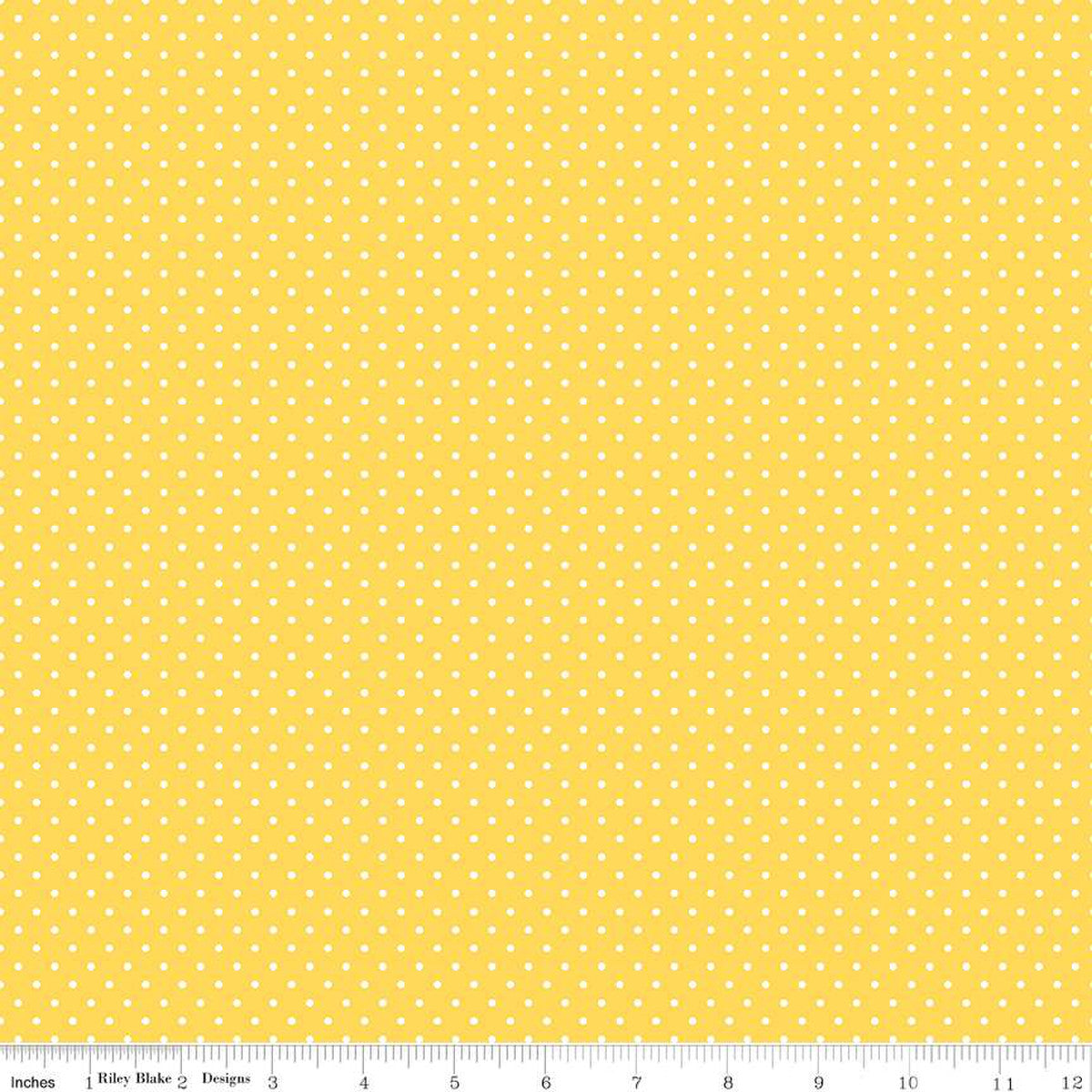 Swiss Dot Yellow 1/2 yard