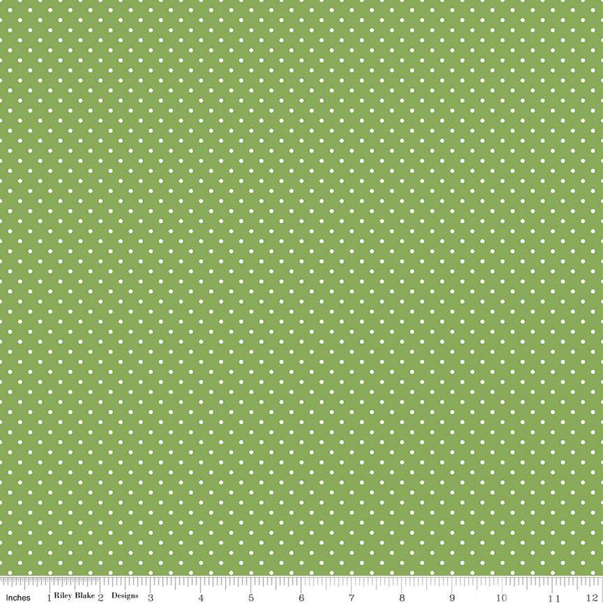 Swiss Dot Green 1/2 yard