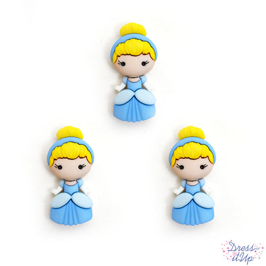 Dress It Up Buttons - Cinderella Button Singles