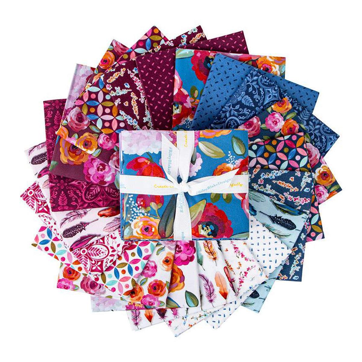 Poppies & Plumes Fat Quarter Bundle