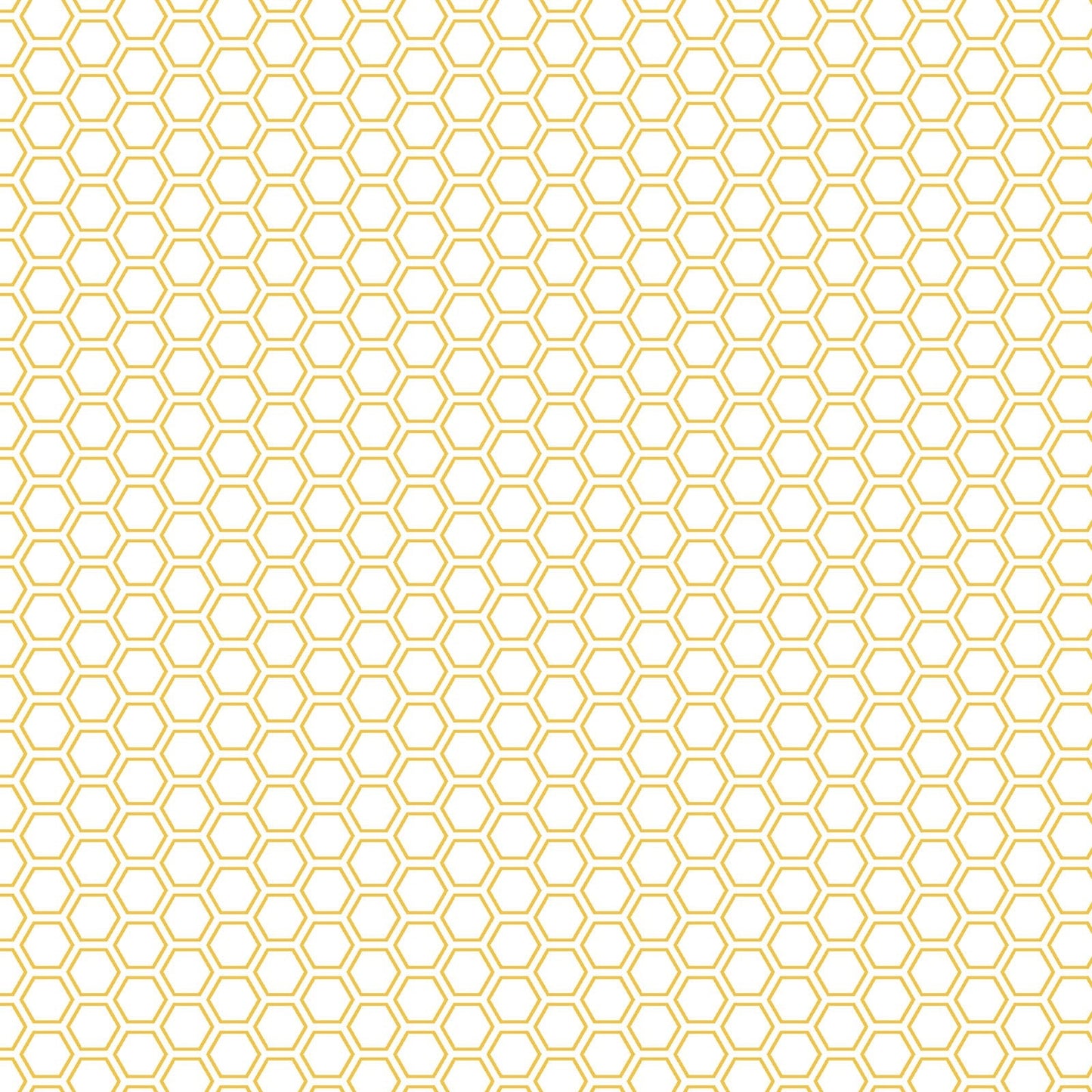 Vintage Flora Honeycomb (Yellow) 1/2 yard