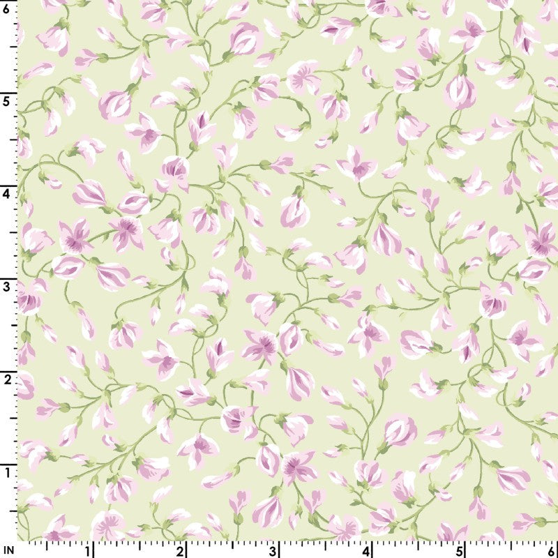 Sugar Lilac Buds (Green) 1/2 yard