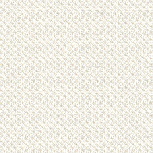 Sugar Lilac Squares (Cream) 1/2 yard