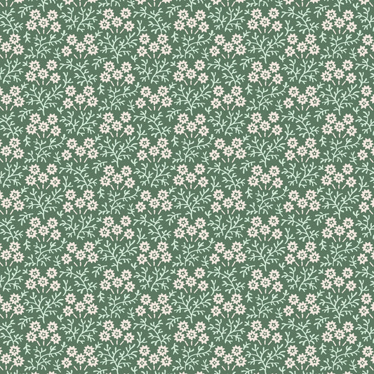 Birdsong Trailing Flowervine (Dark Green) 1/2 yard