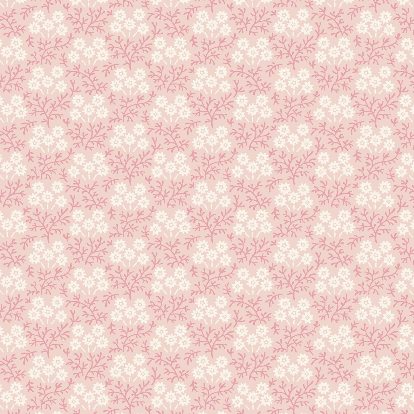 Birdsong Trailing Flowervine (Pink) 1/2 yard