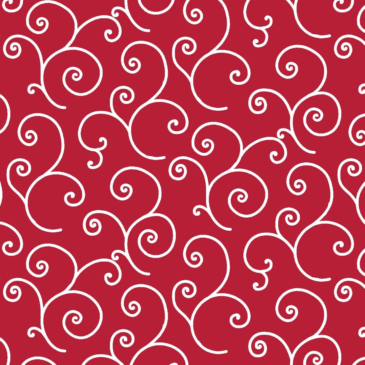 108" Kimberbell Quiltbacks Classic Scroll (Red) -1/2 yard