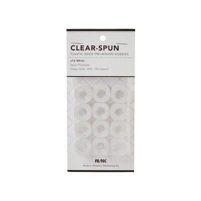 Clear Spun - 12 Pack - Class 15/A #90 White