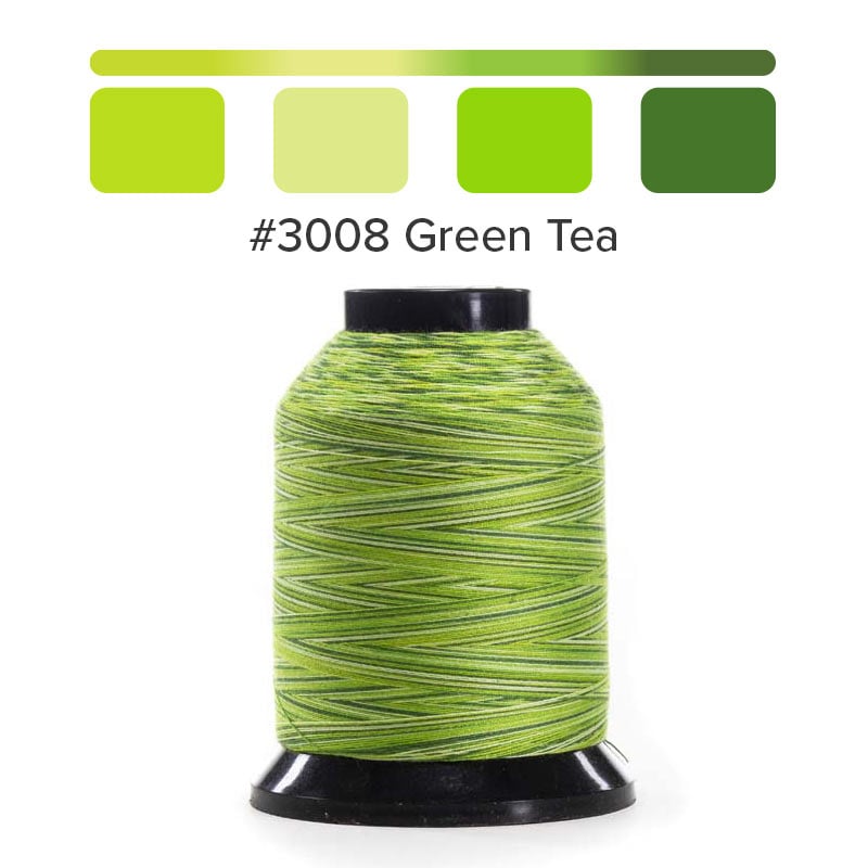 Finesse Thread - Variegated -#3008 Green Tea