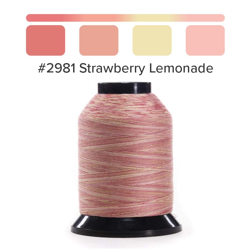 Finesse Thread - Variegated -#2981 Strawberry Lemonade