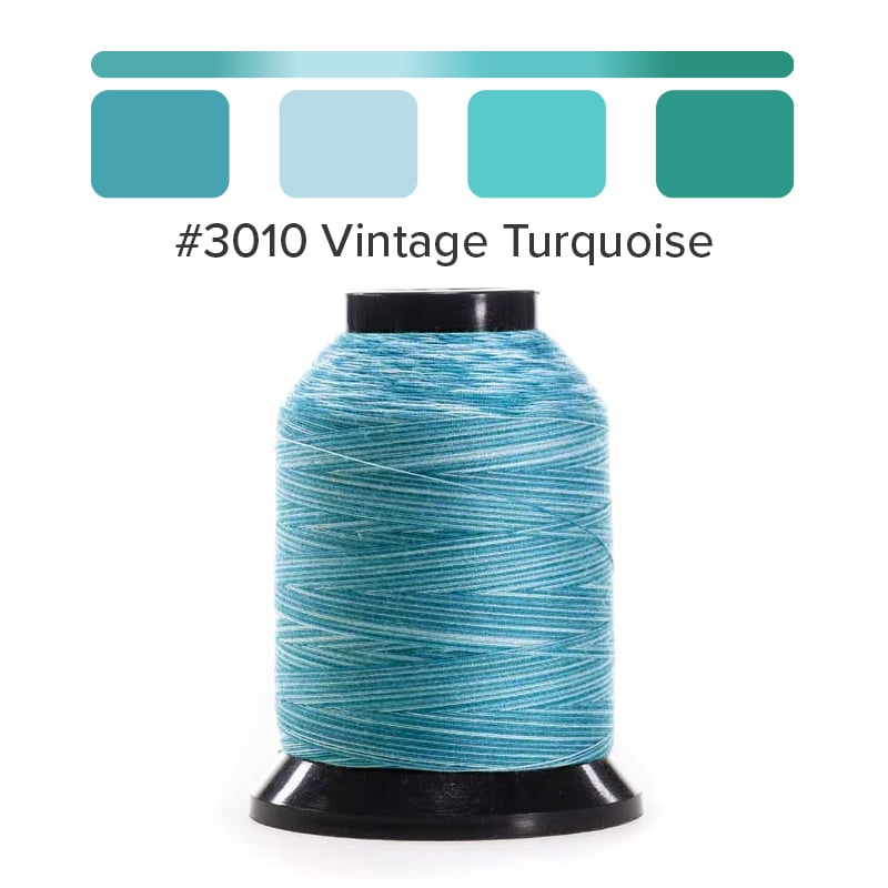 Finesse Thread - Variegated -#3010 Vintage Turquoise